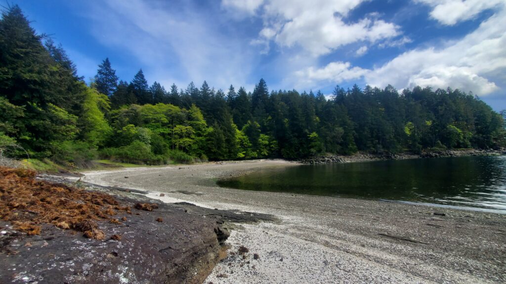 Natural beach near Nanaimo where we may do nature-based therapy or adventure therapy.